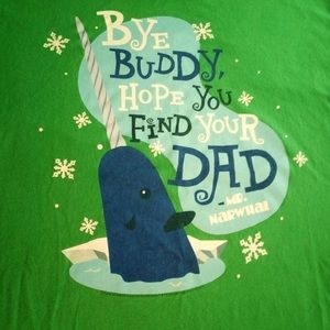 Elf Christmas Movie Large Green Men's T-shirt